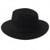 s Ladies Wide Brim Wool Felt Hat Floppy Bowler Fedora Cloche Winter Cap BKB  eb-02218221